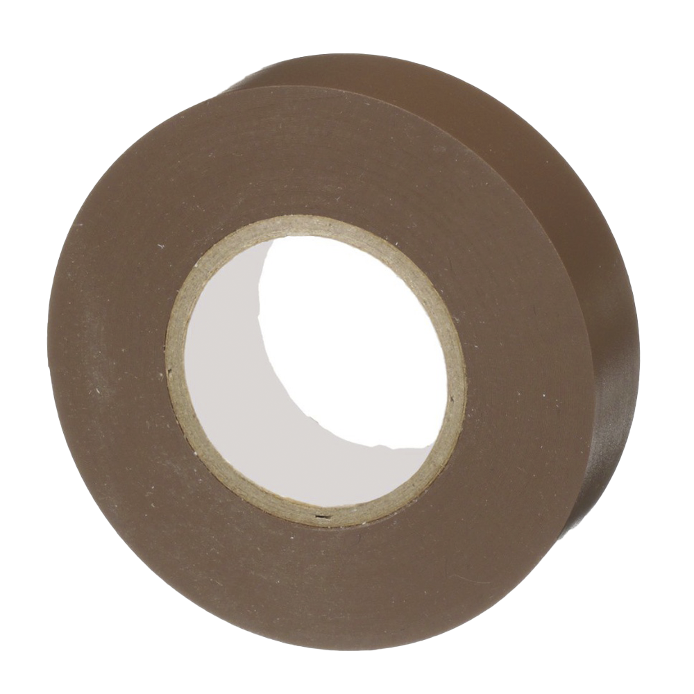 Cinta Eléctrica STRONGHOLD para Aislar, de PVC, Uso General Reparación y Mantenimiento, Grosor de 0.18mm (7 mil), Ancho de 19mm, y 20.12m de Largo, Color Café - Image 2