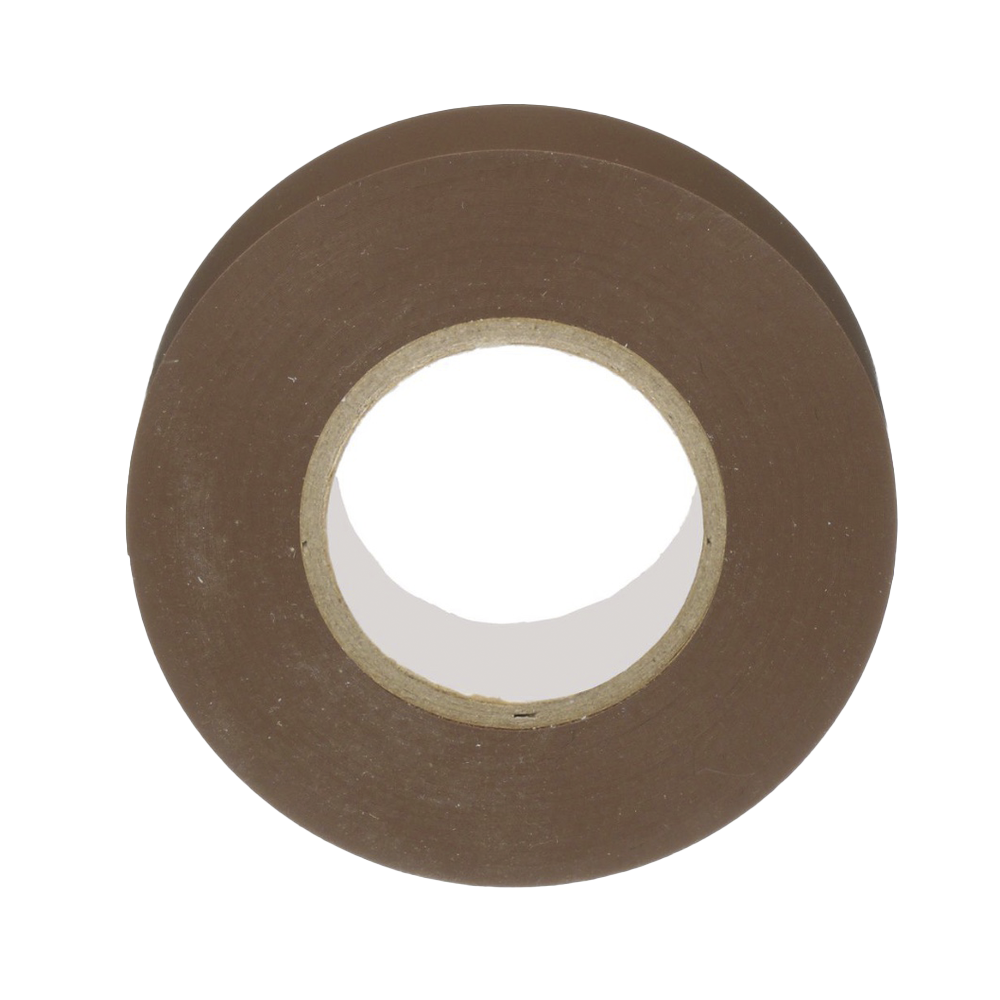 Cinta Eléctrica STRONGHOLD para Aislar, de PVC, Uso General Reparación y Mantenimiento, Grosor de 0.18mm (7 mil), Ancho de 19mm, y 20.12m de Largo, Color Café - Image 3