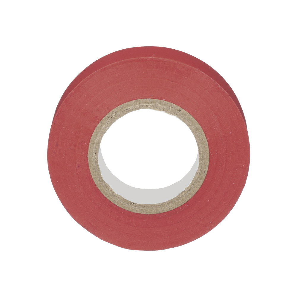 Cinta Eléctrica STRONGHOLD para Aislar, de PVC, Uso General Reparación y Mantenimiento, Grosor de 0.18mm (7 mil), Ancho de 19mm, y 20.12m de Largo, Color Rojo - Image 4