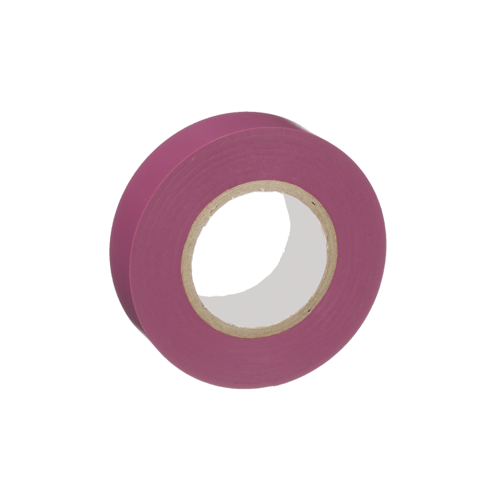 Cinta Eléctrica STRONGHOLD para Aislar, de PVC, Uso General Reparación y Mantenimiento, Grosor de 0.18mm (7 mil), Ancho de 19mm, y 20.12m de Largo, Color Violeta - Image 3