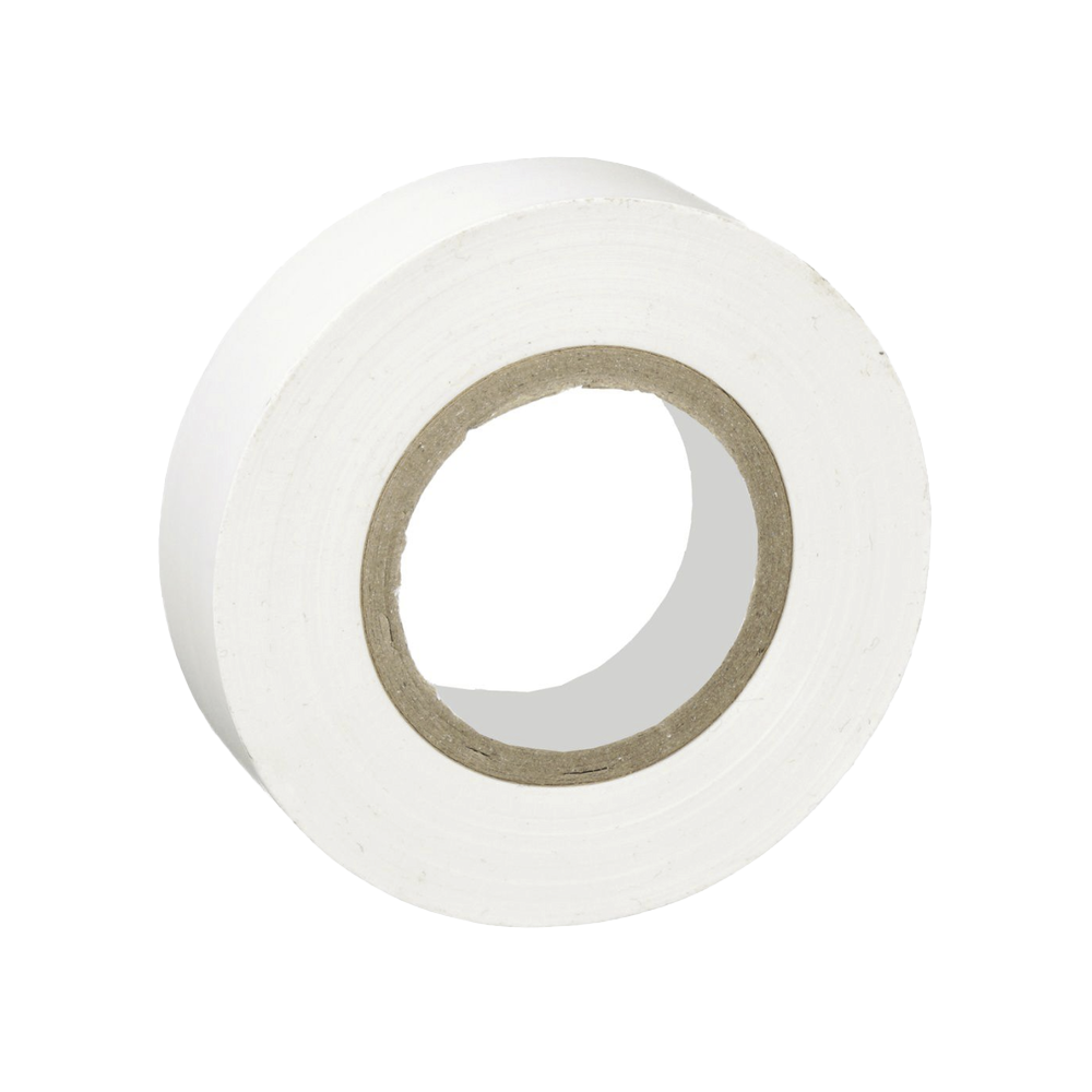 Cinta Eléctrica STRONGHOLD para Aislar, de PVC, Uso General Reparación y Mantenimiento, Grosor de 0.18mm (7 mil), Ancho de 19mm, y 20.12m de Largo, Color Blanco - Image 3