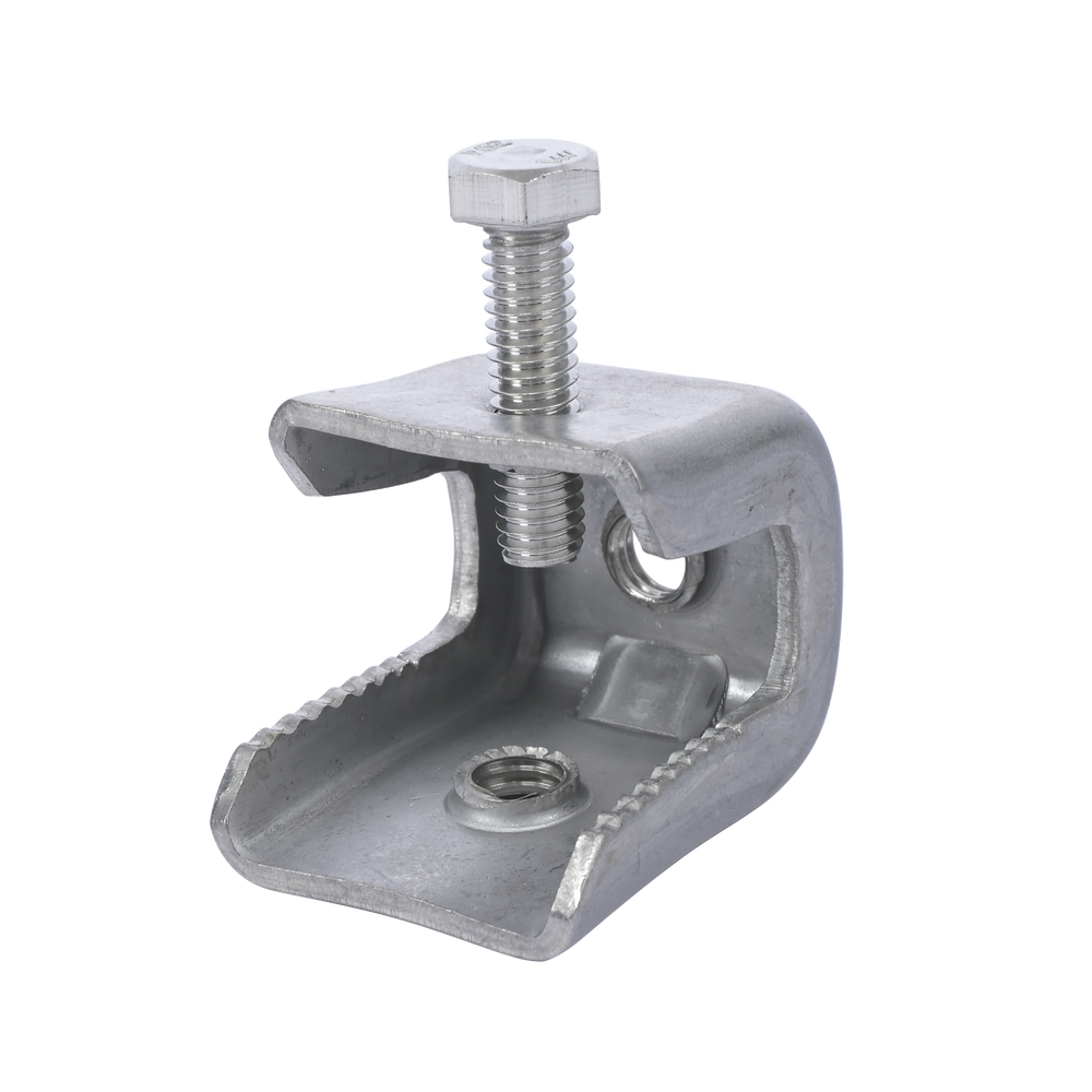 Paquete de 10 Sujetadores Para Instalacion En Angulo Con Orificio de 3/8"