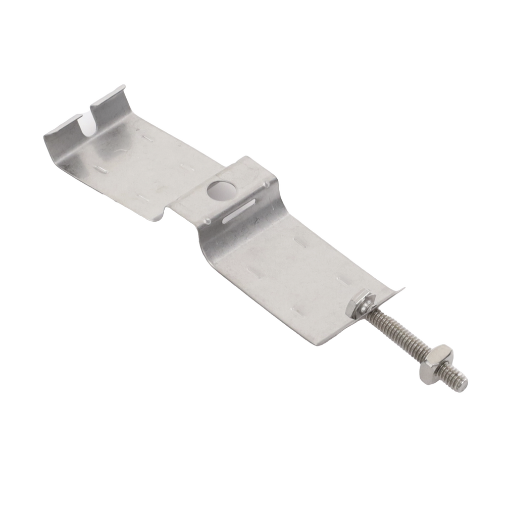 Sujetador de Doble Click para Cable Coaxial de 1 1/4 Pulgadas - Paquete de 10 Piezas