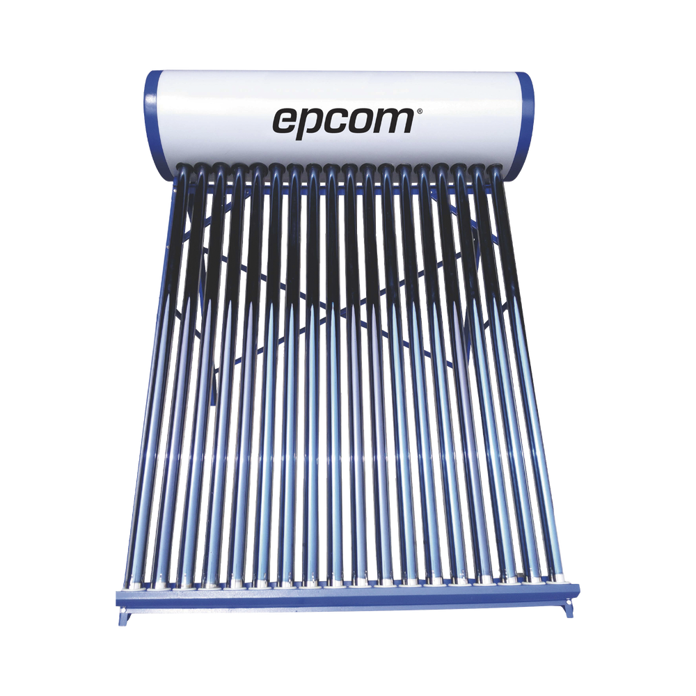 Bóiler Solar de 180L, Baja Presión con 18 Tubos de Vacío de Mayor Resistencia y Termotanque Inoxidable de Grado Alimenticio 180 L Resistentes a Granizo de Hasta 25 mm/ l, Incluye Anodo de Magnesio