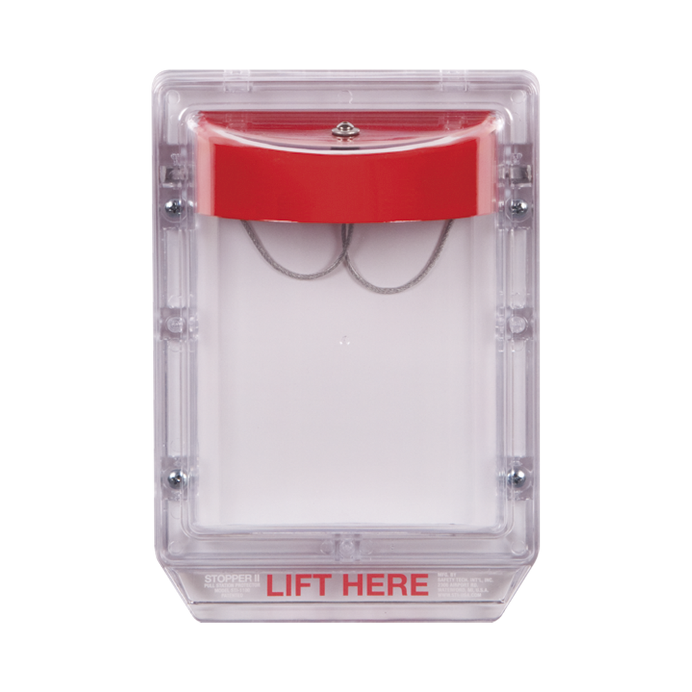 Cubierta Protectora de Policarbonato Serie Stopper II?, Con Bocina, Sin Espaciador, Montaje Empotrado, Sin Etiqueta