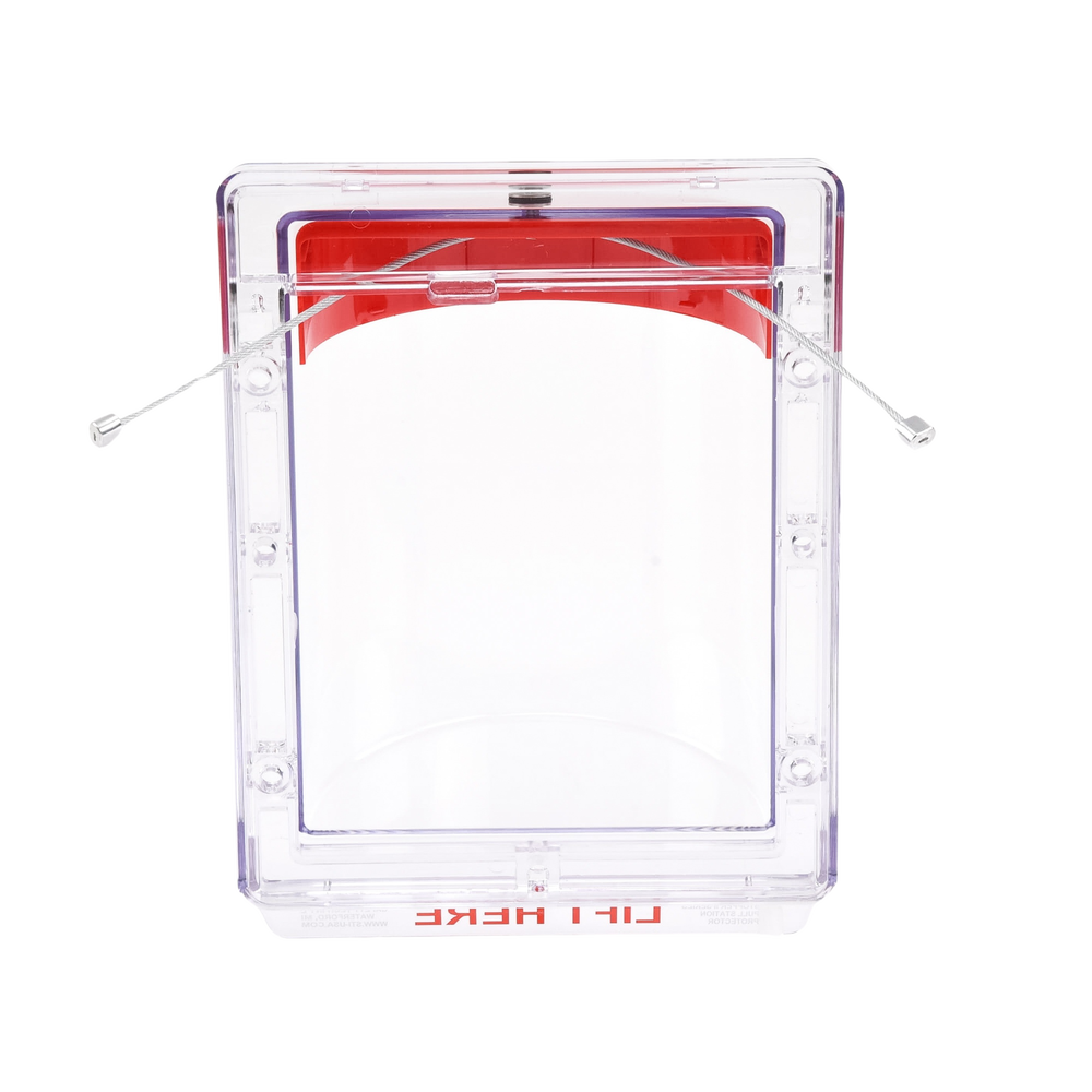 Cubierta Protectora Serie Stopper II? De Policarbonato Super Resistente, Montaje Empotrado, Texto En Ingl?s, Sin Bocina