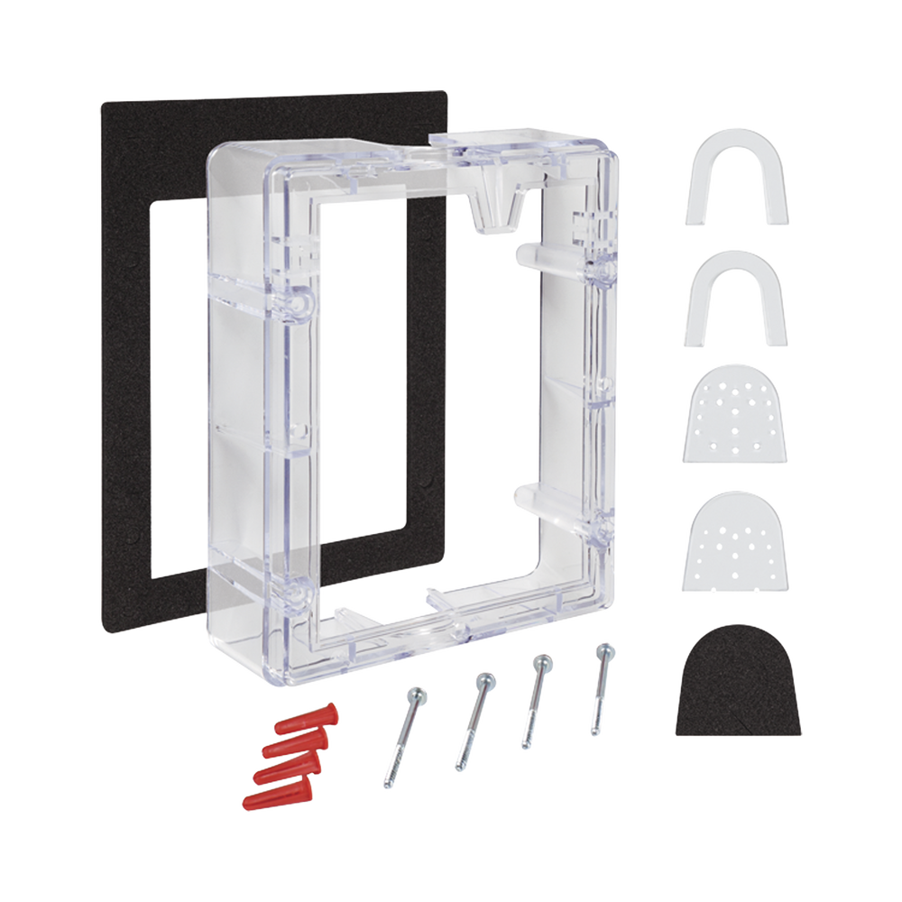 Espaciador de conducto transparente con juntas, para la serie Stopper II®Espaciador de conducto transparente con juntas, para la serie Stopper II®