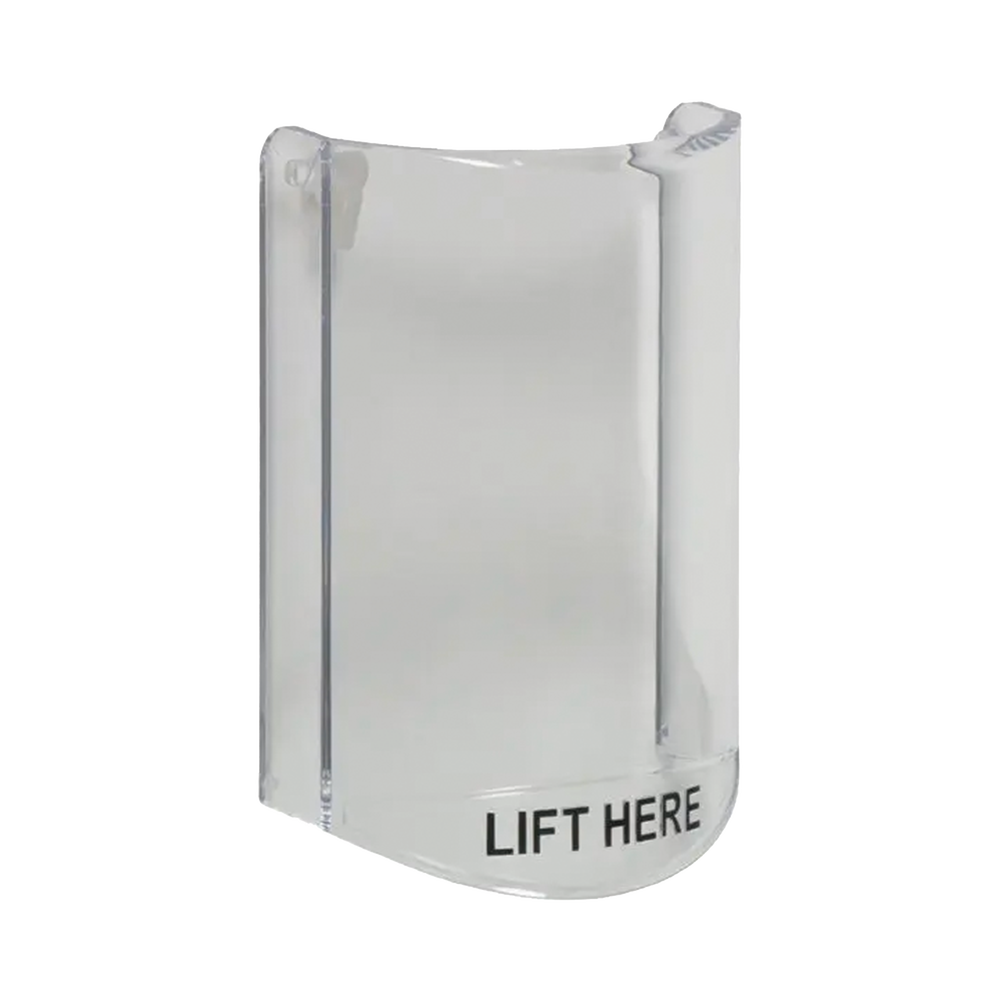 Cubierta Protectora De Policarbonato, S?per Resistente, Sin Sonido, Texto En Ingles, Para Botones Multiusos Serie Stopper? Station De STI