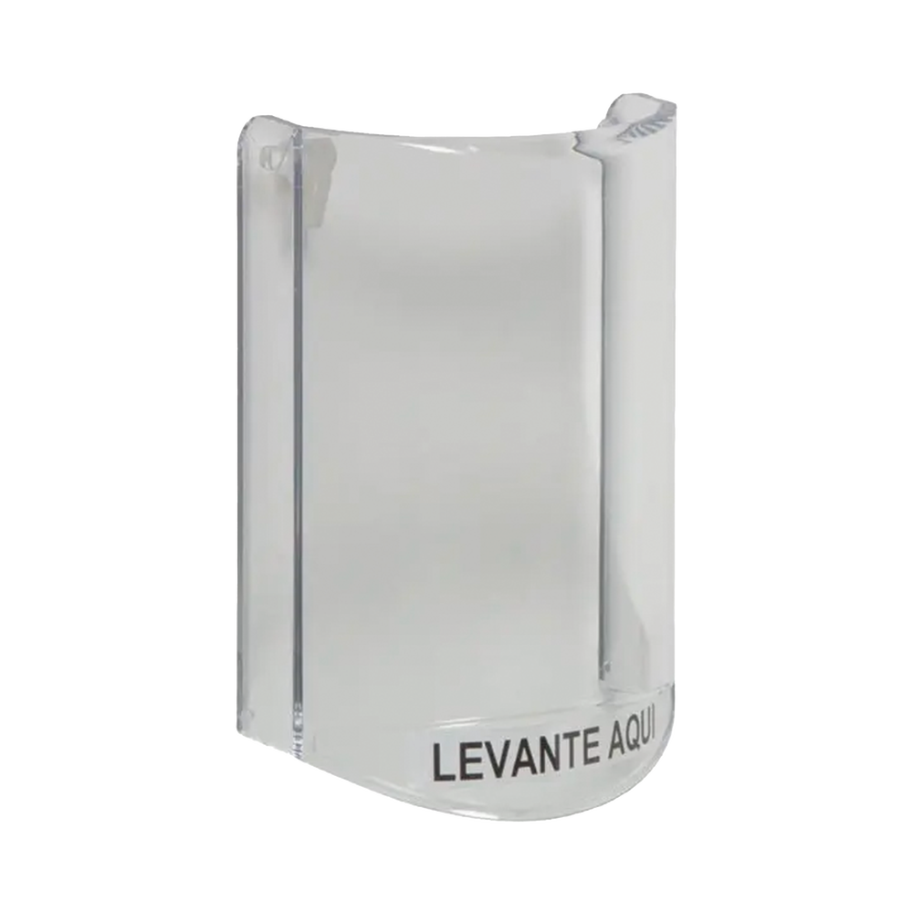 Cubierta Protectora De Policarbonato, S?per Resistente, Sin Sonido, Texto En Espa?ol, Para Botones Multiusos De STI