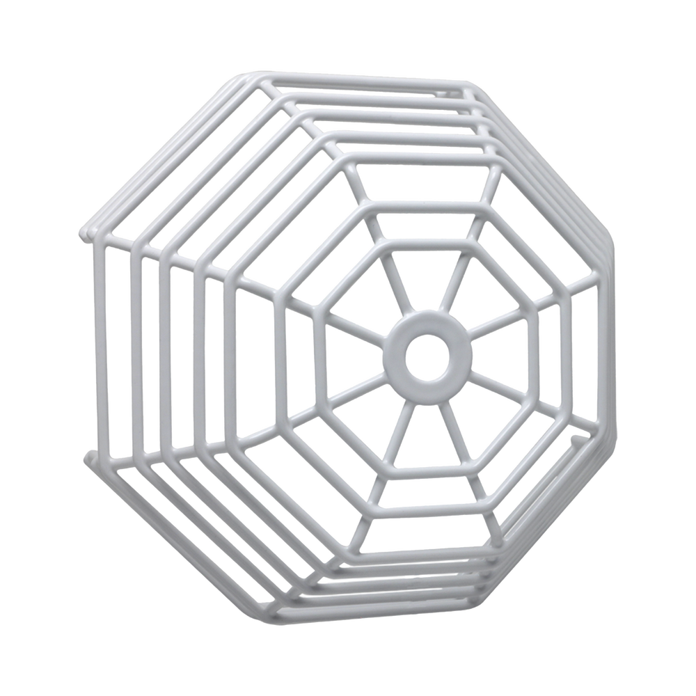 Rejilla de acero Web Stopper® para protección de detectores de humo de vandalismo y accidentes. Bajo perfil, montaje en superficie