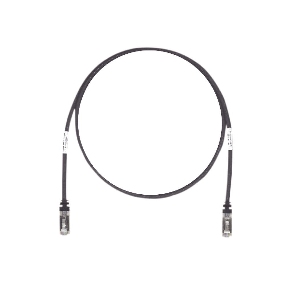 Patch Cord Cat6A, Blindado S/FTP, CM/LS0H, 3.05 Metros (10 Pies), Color Negro