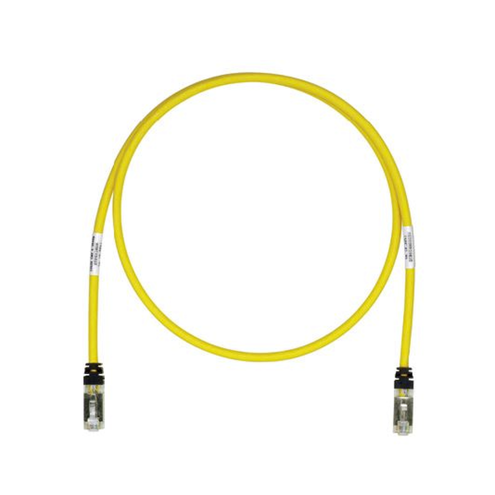 Patch Cord Cat6A, Blindado S/FTP, CM/LS0H, 7.62 Metros (25 Pies), Color Amarillo
