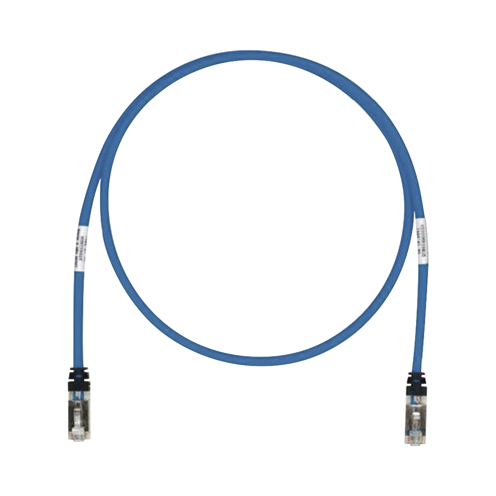 Patch Cord Cat6A, Blindado S/FTP, CM/LS0H, 9.14 Metros (30 Pies), Color Azul