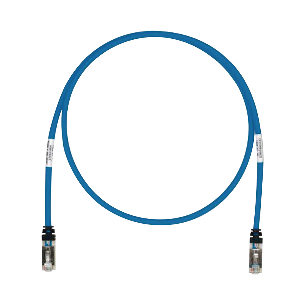 Patch Cord Cat6A, Blindado S/FTP, CM/LS0H, 1.52 Metros (5 Pies), Color Azul