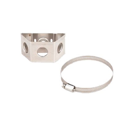 Adaptador de Sujetadores de Presi?n. Instalaci?n en Di?metro de 3 a 4 Pulgadas (7.62 a 10.16 cm). Paquete de 10 Piezas