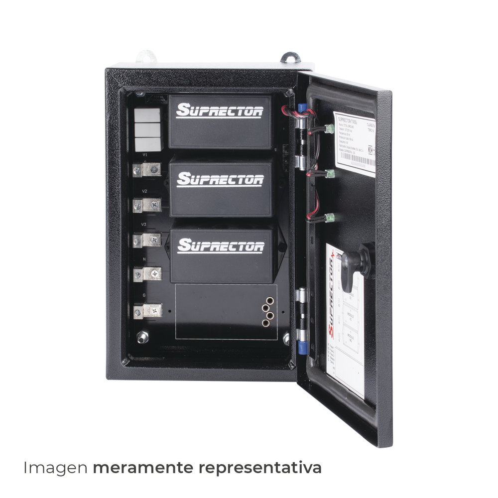 Supresor de pico clase B con voltaje de operación 277/480 Vca, 2 fases, 60 KA - Image 5