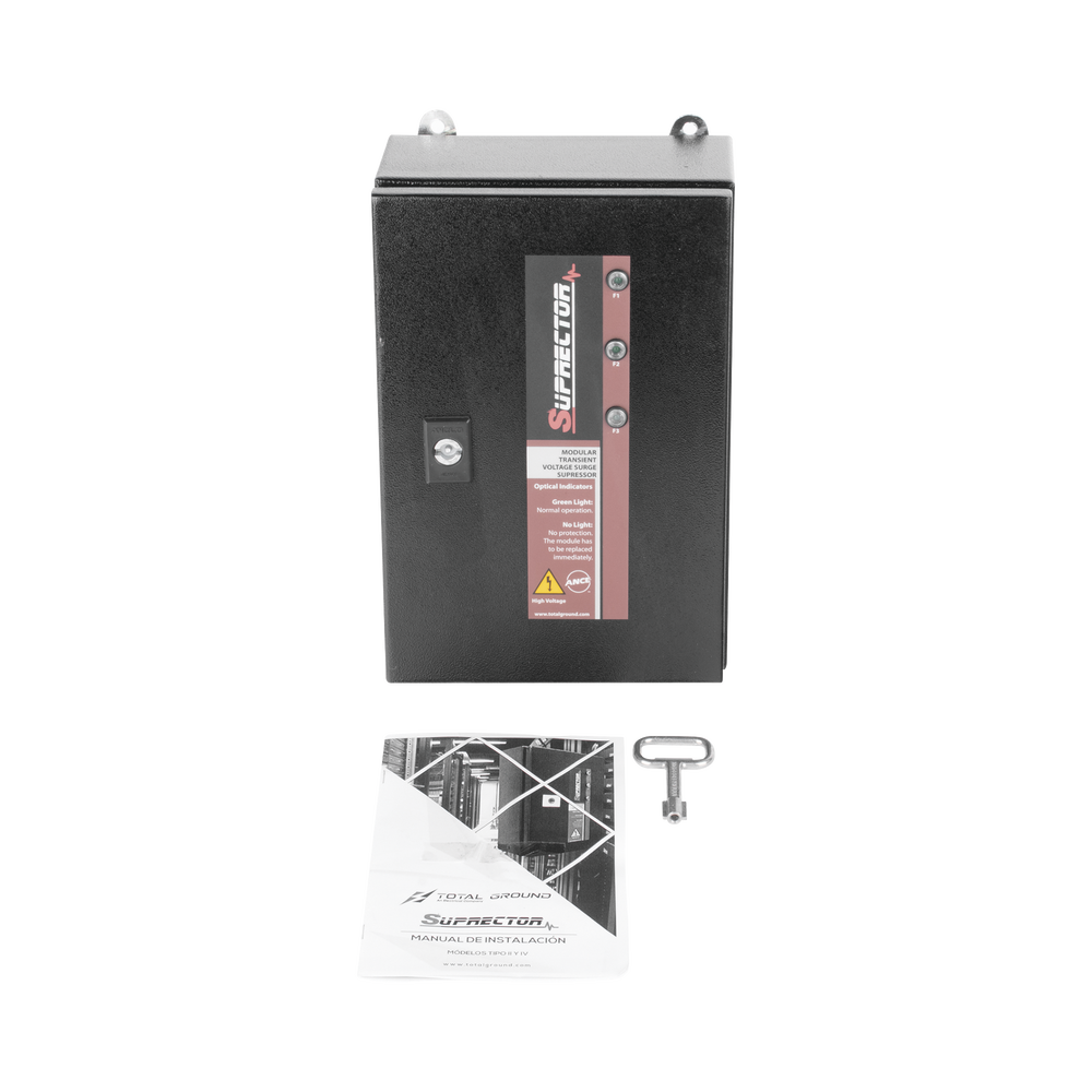Supresor de pico clase B con voltaje de operación 277/480 Vca, 2 fases, 80 KA - Image 9