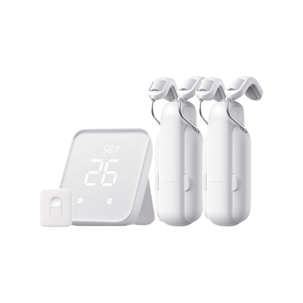 KIT Controlador HUB principal para dispositivos SwitchBot, Señal Wifi y BLUETOOTH, incluye 2 motores cortinas y 1 control remoto