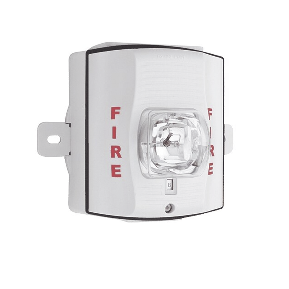 Lámpara Estroboscópica para Exterior con Nivel de Candelas Seleccionable, Color Blanco