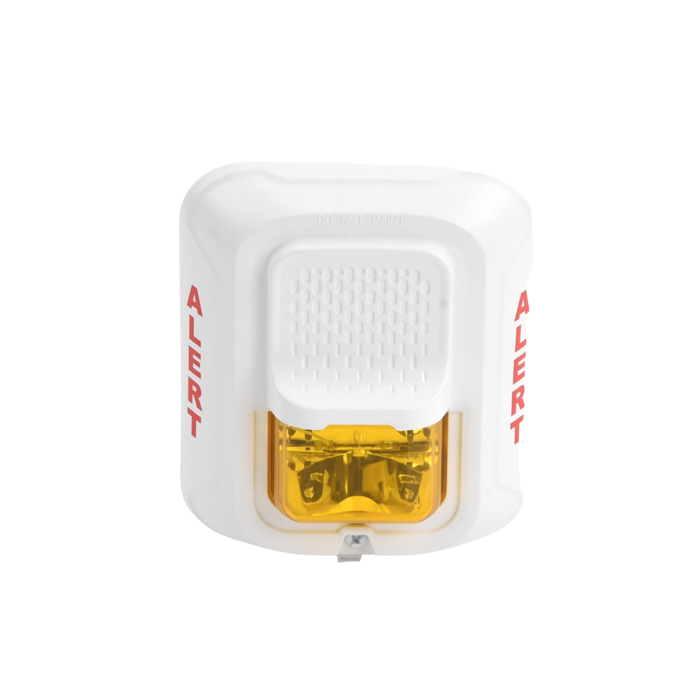 Lámpara Estroboscópica Color Blanco, para Notificación de Alerta, Montaje en Pared, Lente Estroboscópico Color Ámbar, Candelas Seleccionables - Image 4