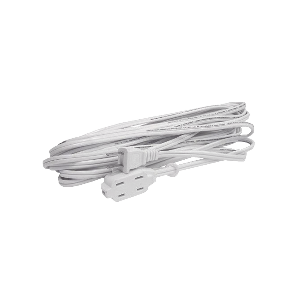 Extensión Eléctrica Doméstica de 2 metros / 127 V CA 8 A Máximo / Color Blanco.