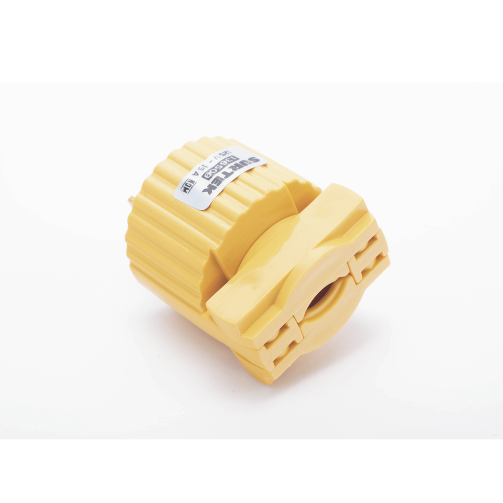 Clavija con Abrazadera Plástica Aterrizada / 127 V CA 15 A Max. / Fabricada en Plastico ABS. - Image 3