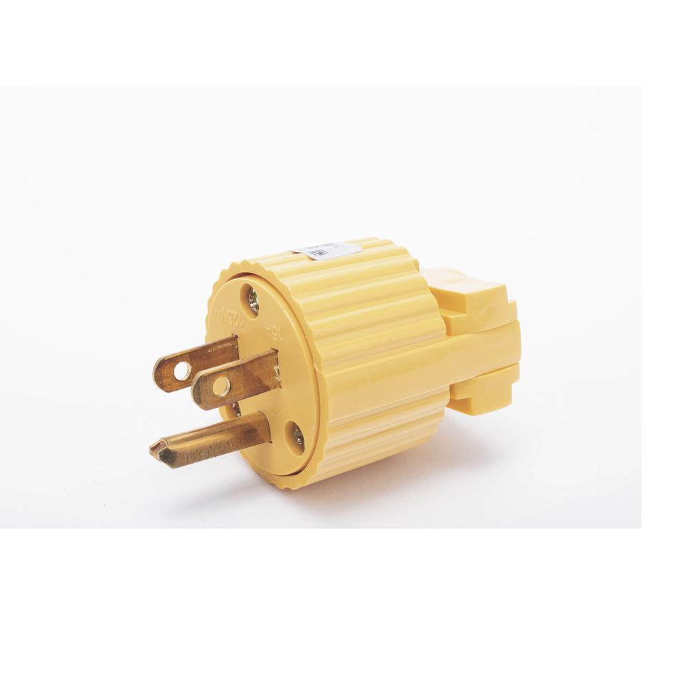 Clavija con Abrazadera Plástica Aterrizada / 127 V CA 15 A Max. / Fabricada en Plastico ABS. - Image 4