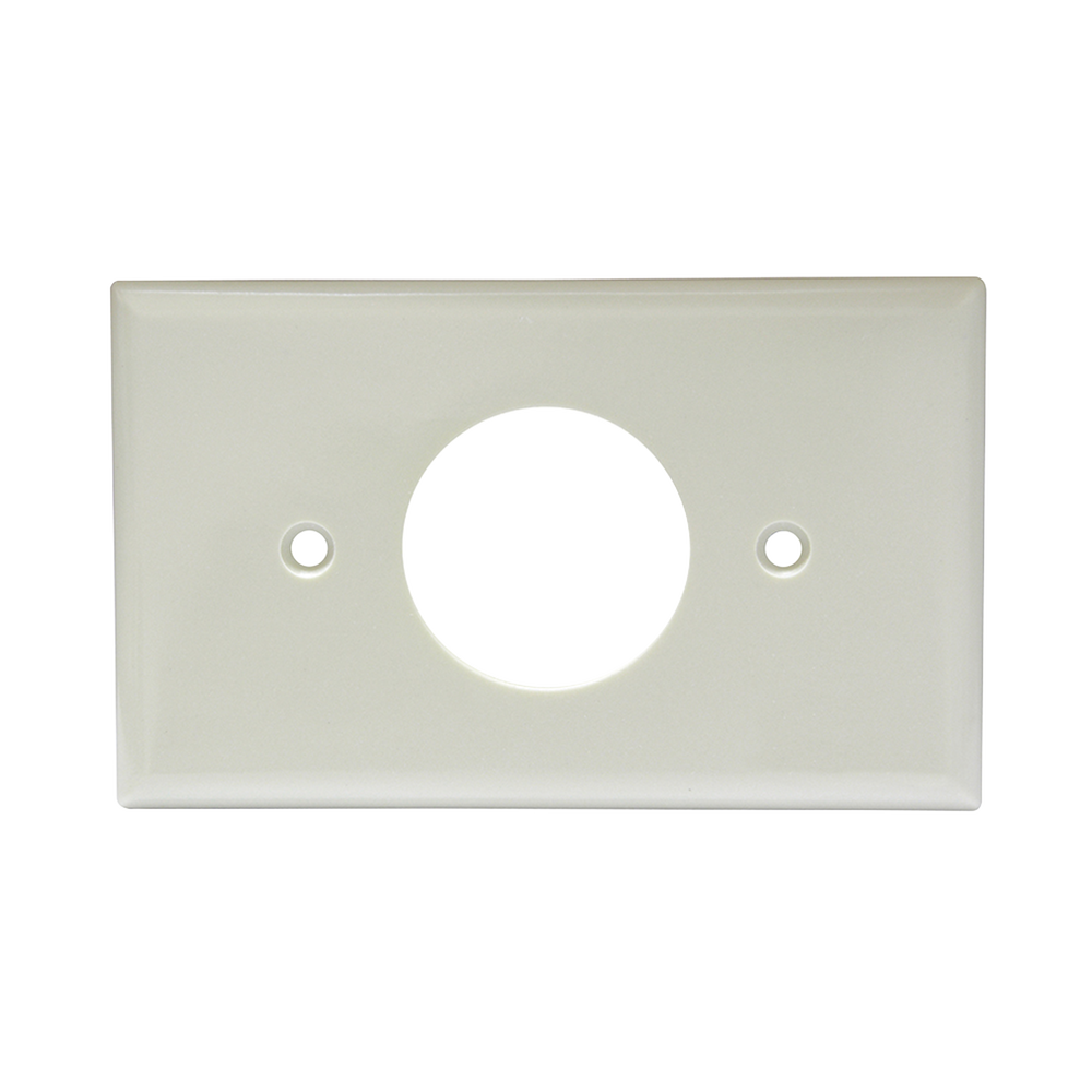 Placa de plástico para contacto sencillo.