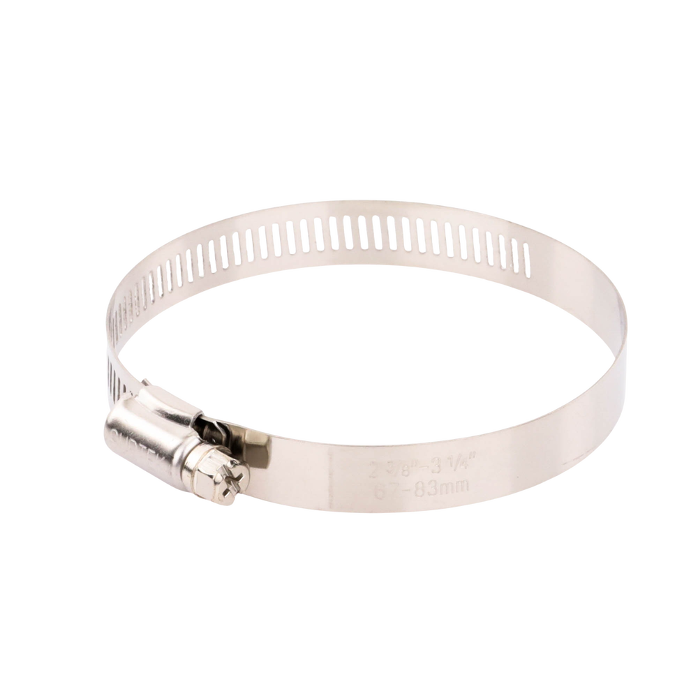 Abrazadera sin fin diametro 2-5/8 a 3-1/4in, ancho 1/2in inoxidable. - Image 2