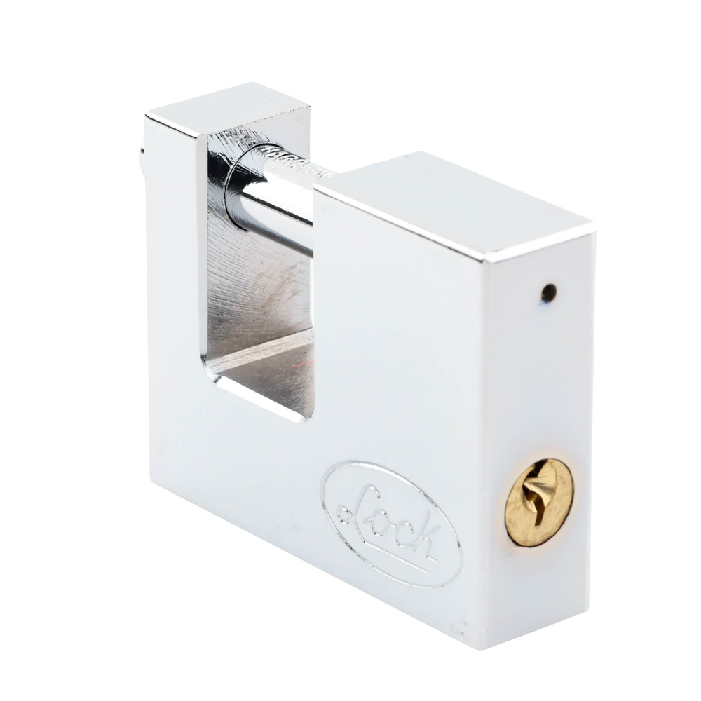 Candado para Cortina Metálica / Medida 70 mm/ Acabado Cromo Satinado/ Nivel de Seguridad 6 / Llave Estándar. - Image 2