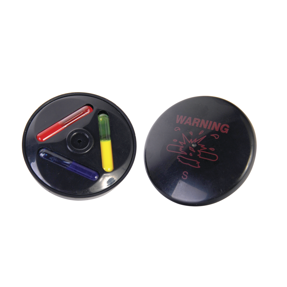 Tag con Tinta para Ropa /Si se viola el sello, la Ropa quedará Marcada con Tinta! / Paq. 100 pzs