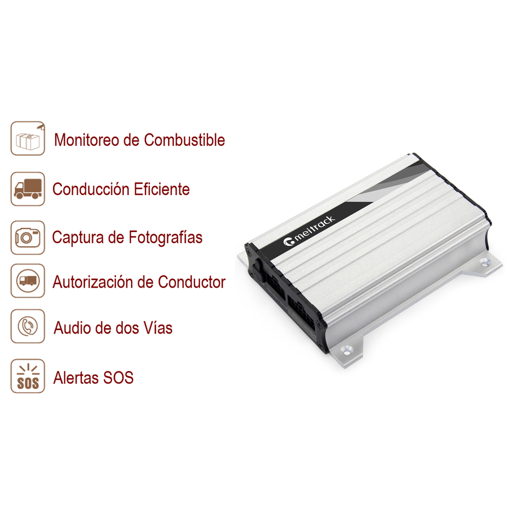 Robusto y Confiable Localizador Vehicular 3G Con Antenas Externas, múltiples entradas y salidas (opción para audio bidireccional y cámara fotográfica), Carcasa de Aluminio para Lugares Con Altas Temperaturas. - Image 2