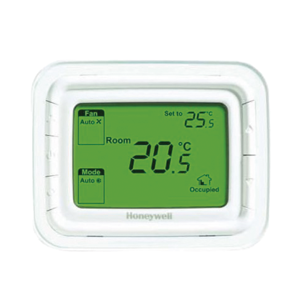 Termostato No Programable, Horizontal 2 o 4 TUBOS, 220 VAC, Pantalla Verde