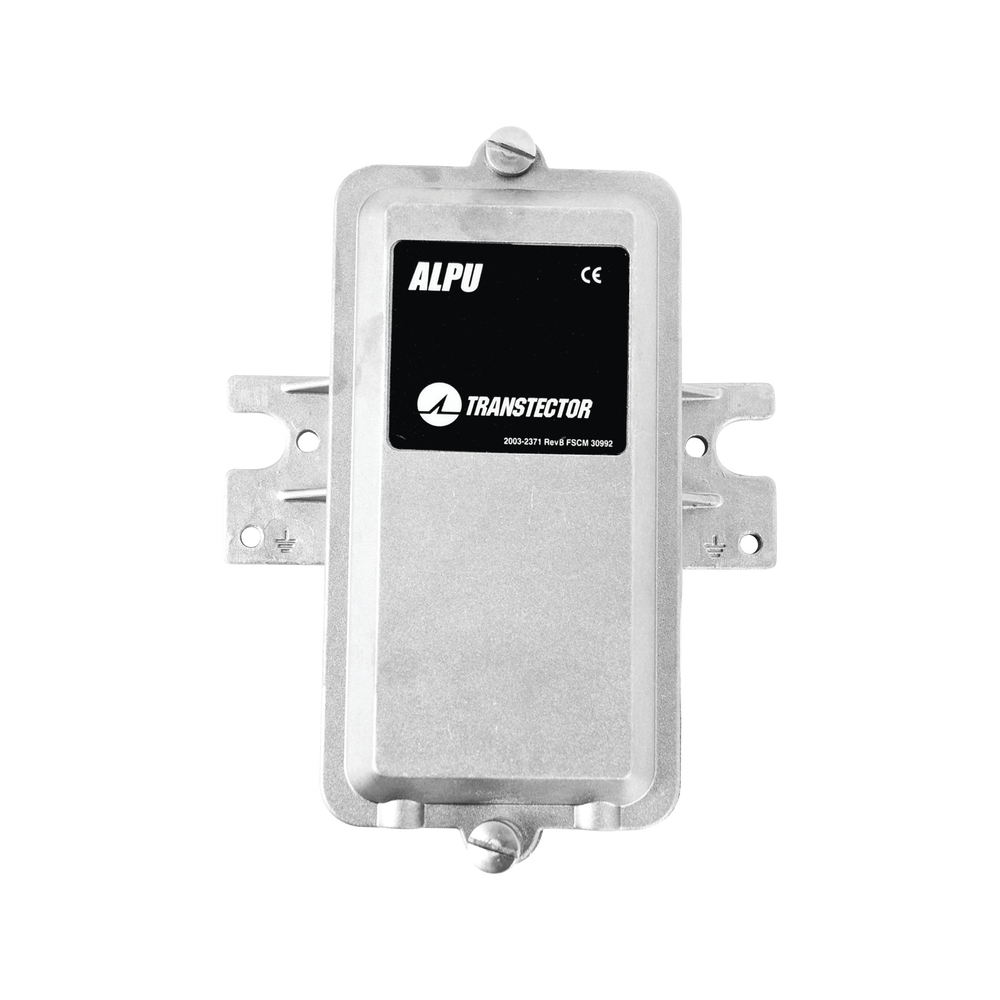 Protector Metalico Contra descargas Atmosfericas PoE Individual De 10/100 Mbps