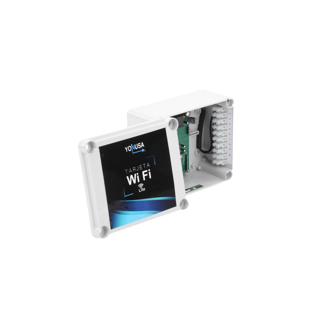 Modulo WIFI LITE con gabinete para uso en Energizadores YONUSA / Aplicación sin costo / Botón de Pánico/ 1 Salida Propósito General - Image 6