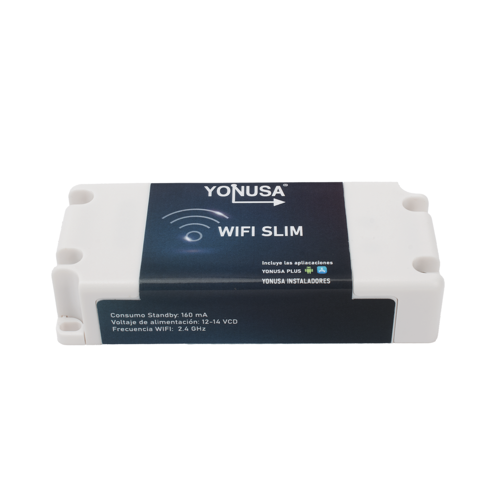 Modulo WIFI SLIM para uso en Energizadores YONUSA / Aplicación sin costo / Botón de Pánico