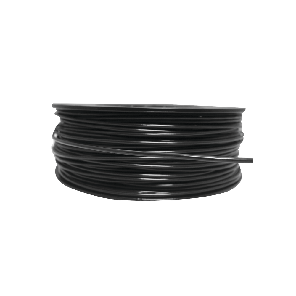 Bobina de 152 Metros de Cable Detector de Calor, Temperatura Fija 235° C, Recubrimiento de Nylon Negro para Aplicaciones en Exterior, con Guía Acerada