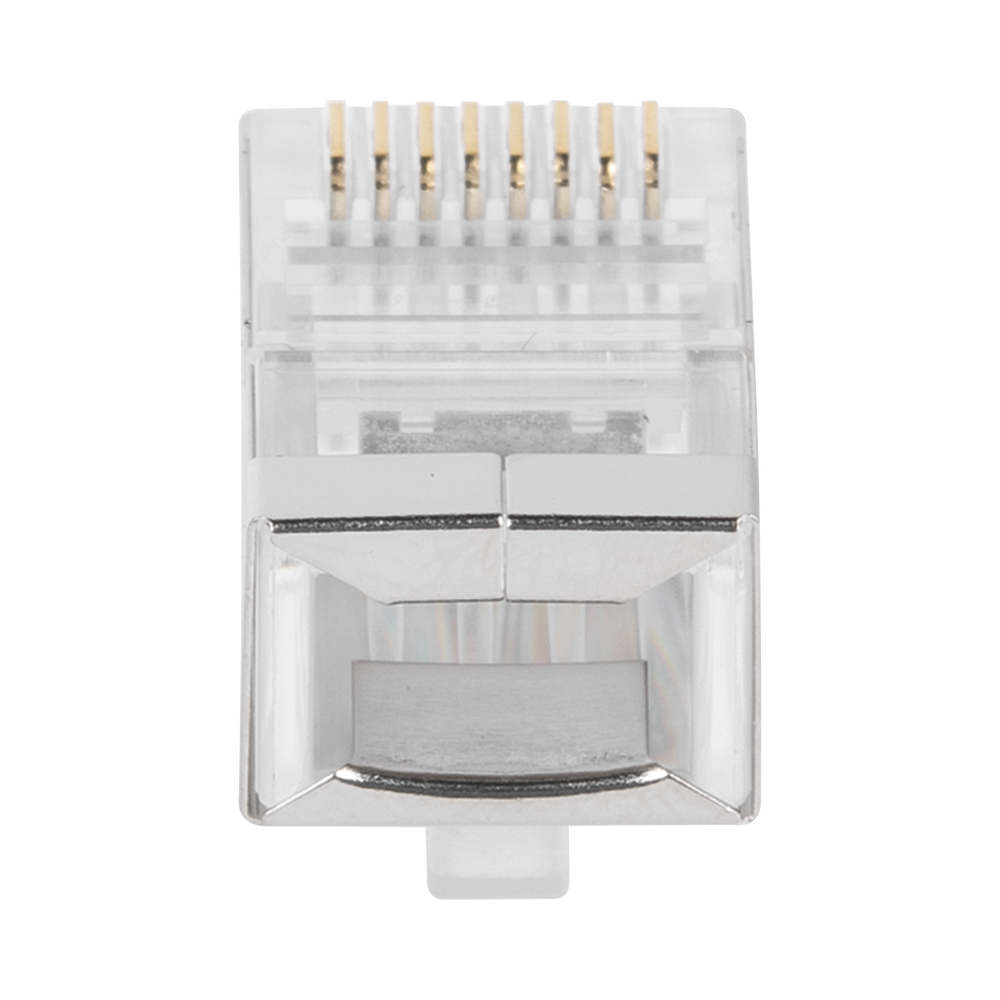 Bote con 100 Piezas de Plug Modular RJ45 Cat6 Blindado, Chapado de Oro a 30 Micras para Durabilidad Extrema SIN PIN de Tierra - Image 5