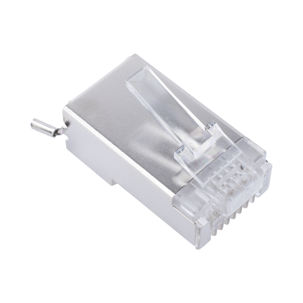 Bote con 100 Piezas de Plug Modular RJ45 Cat6 Blindado con Pin de Tierra, Chapado de Oro a 30 Micras para Durabilidad Extrema - Image 6