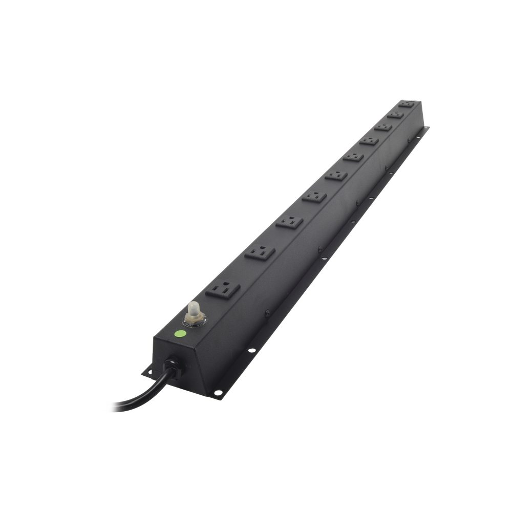 Tomacorriente Vertical (PDU) de 10 Contactos (NEMA 5-15R). Voltaje Entrada/Salida: 120Vca/15A - Image 3