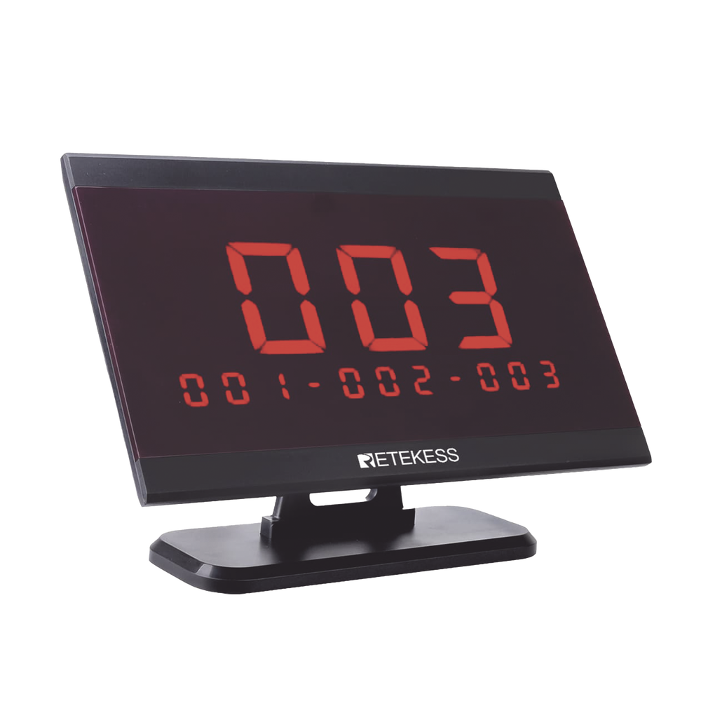 Pantalla receptora inalambrica para sistema de llamada de asistencia