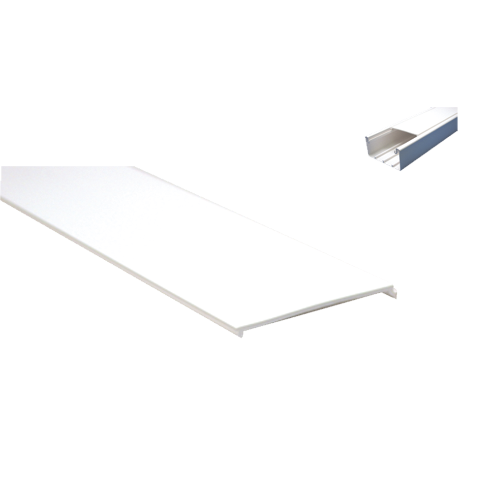 Tapa para canal TEK 100 color blanco (5580-01250)