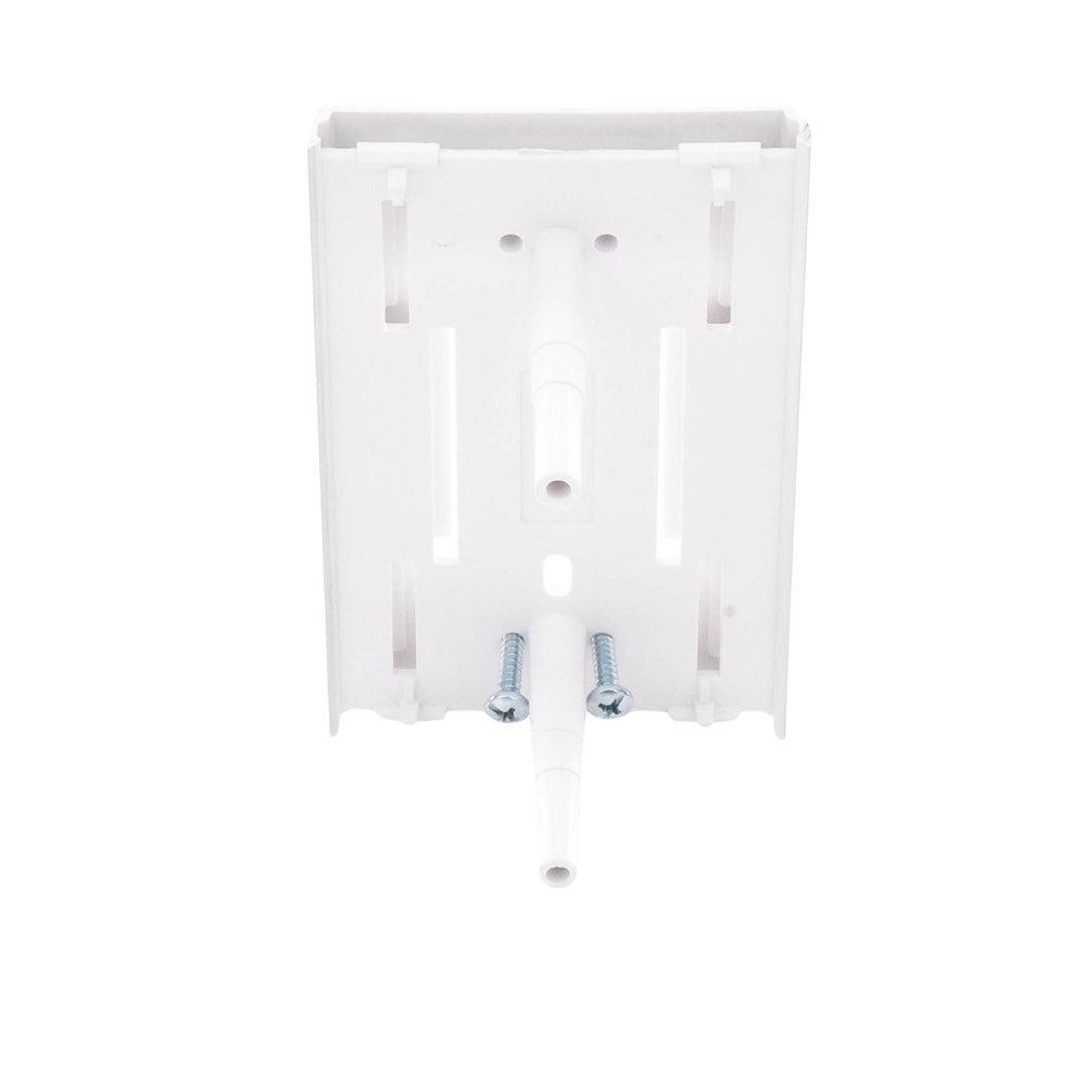 Soporte y tapa universal color blanco de PVC auto extinguible, para canaleta TEK100 (5595-10001)