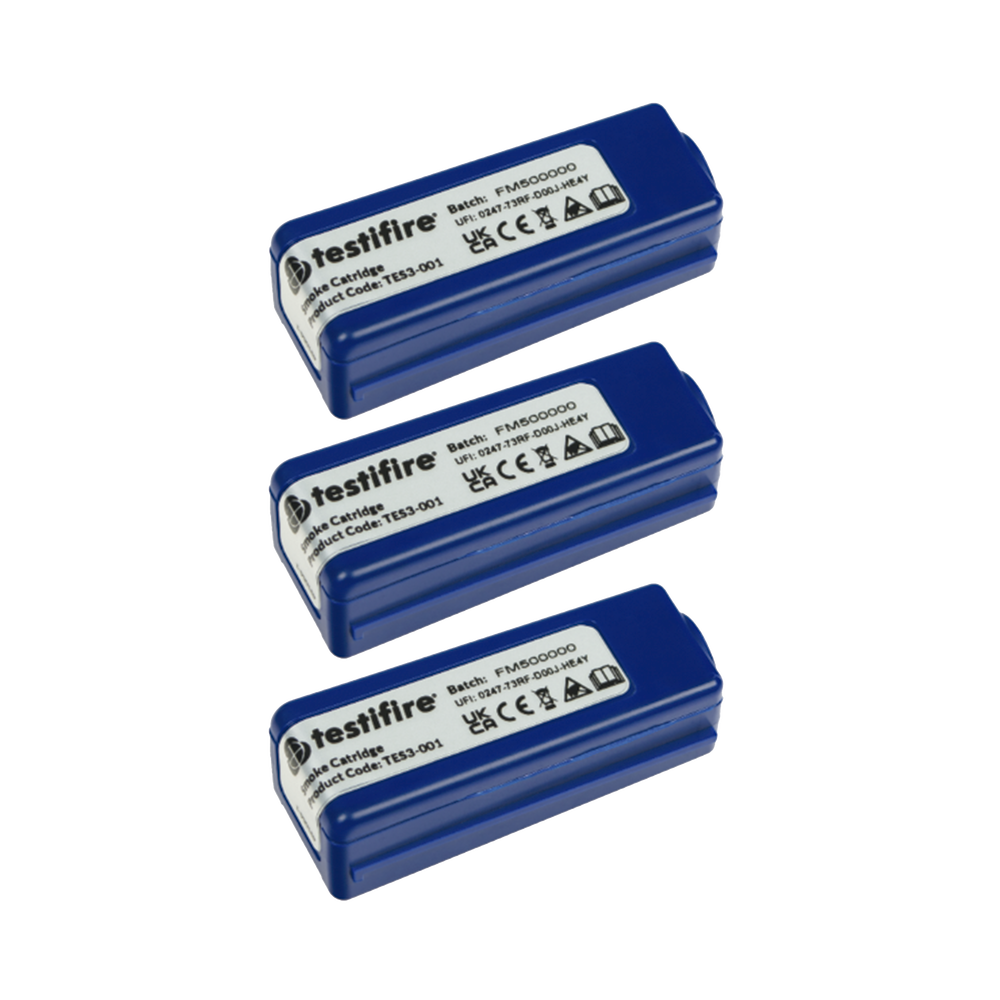 Tres Cartuchos D/Humo Sintético P/Probador Electrónico Testifire XTR2
