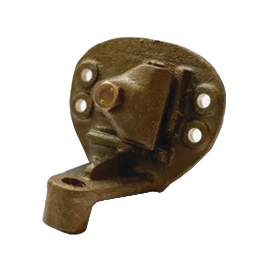 Base de pretil para Punta Maciza, elaborada en Bronce, permite fijar la punta en paredes o en muros.