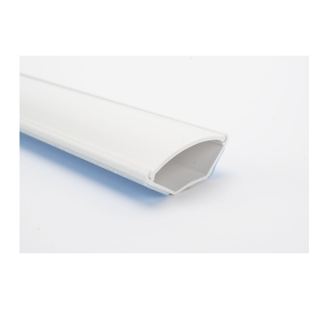 El Kit de Canaleta 90° Con División Ideal Para Organizar y Ocultar cables en esquinas o en instalaciones con ángulos de 90°., Con Cinta Adhesiva Para una Instalación Más Rápida, (5601-01250) - Image 2