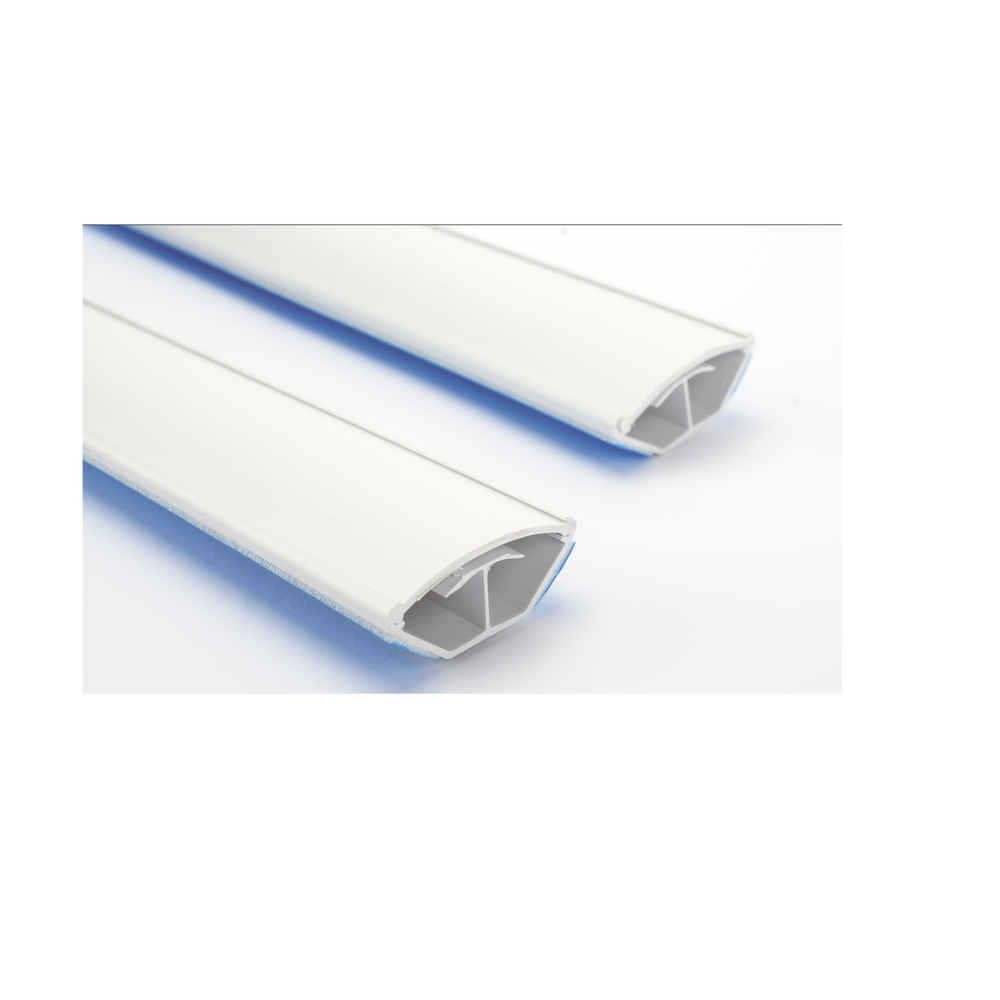 El Kit de Canaleta 90° Con División Ideal Para Organizar y Ocultar cables en esquinas o en instalaciones con ángulos de 90°., Con Cinta Adhesiva Para una Instalación Más Rápida, (5601-01250) - Image 7