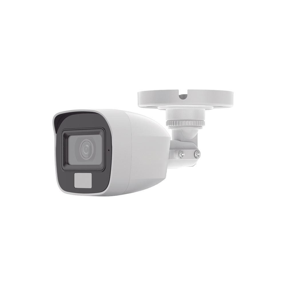 [SIN LOGO DE MARCA] [Dual Light + ColorVu] Bala TURBOHD 2 megapixel / 20 mts IR + 20 mts luz blanca / Lente 2.8 (100° de Visión)  /  Exterior IP66 / Audio por Coaxitron / TVI-AHD-CVI-CVBS / Metal / Smart-Hybrid light