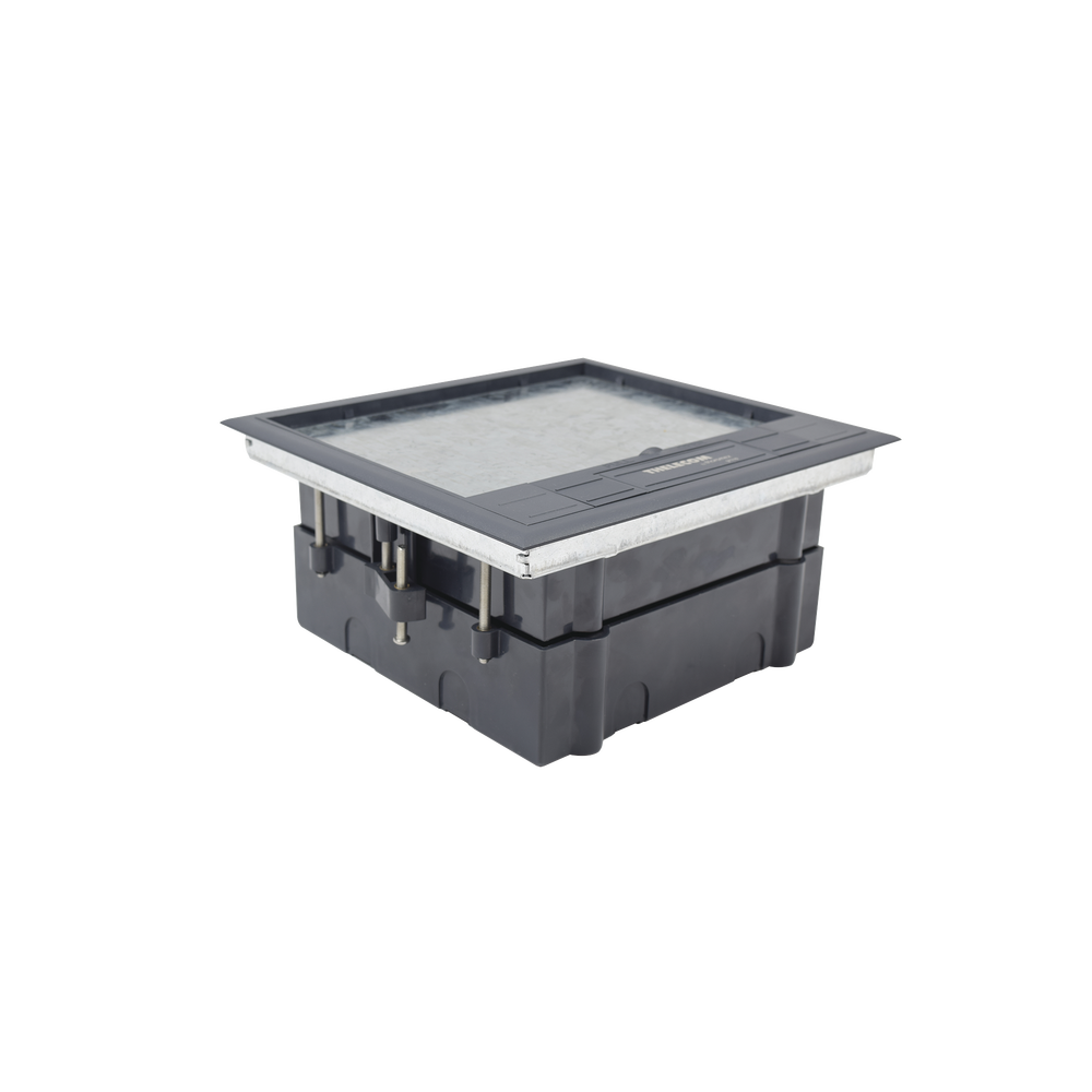 Caja de Piso para Cuatro M?dulos Universales (Socket M4), para Alimentaci?n El?ctrica y Redes de Datos (11000-43401) No Incluye Faceplates - Image 4