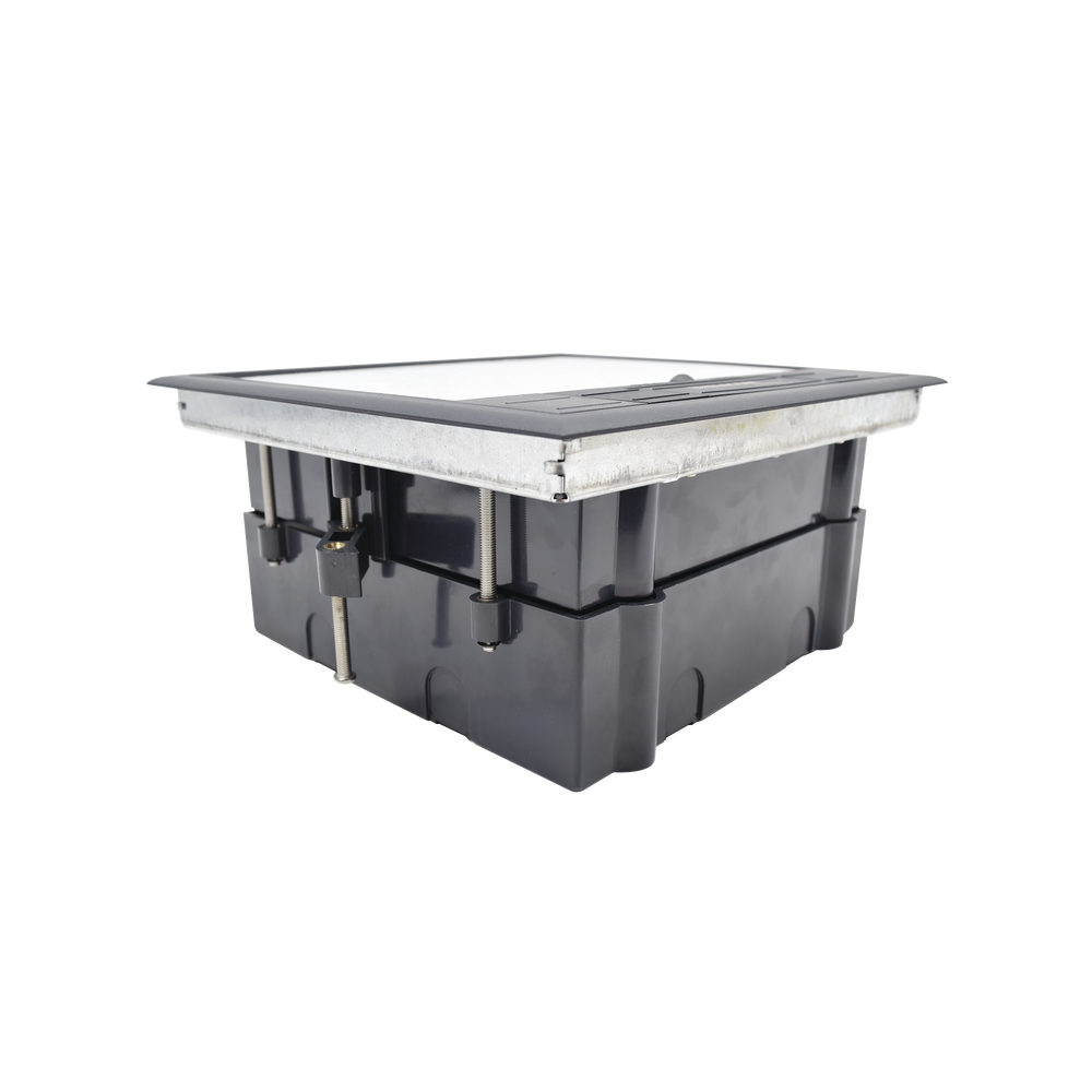 Caja de Piso para Cuatro M?dulos Universales (Socket M4), para Alimentaci?n El?ctrica y Redes de Datos (11000-43401) No Incluye Faceplates - Image 2